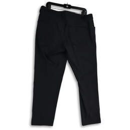 Mens Gray Flat Front 5-Pocket Design Straight Leg Ankle Pants Size 36 alternative image