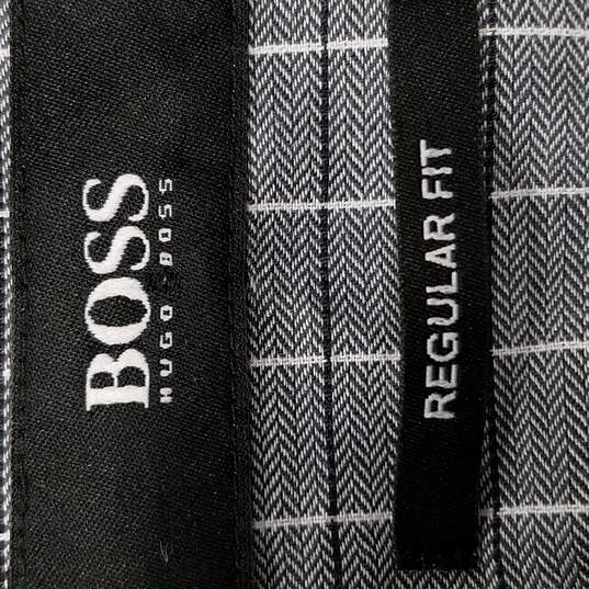 Boss Hugo Boss Men Grey Long Sleeve Button Up M image number 3
