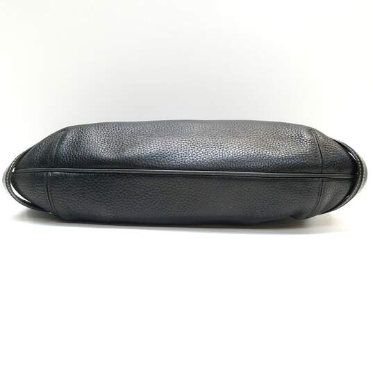 Brighton Pebble Leather Shoulder Hobo Bag Black image number 3
