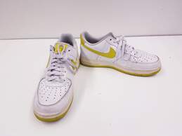 Nike Air Force 1 Men White/Yellow Size 10