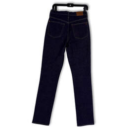 Womens Blue Denim Medium Wash Stretch Pocket Skinny Leg Jeans Size 28 alternative image