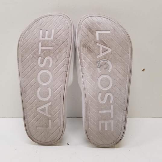 Lacoste Croco Dualiste Slides Cushioned Slip On US 9 image number 9