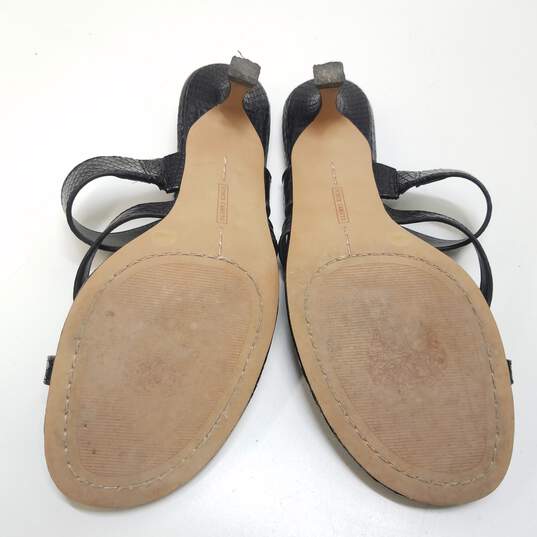 Vince Camuto Moentha Black Leather Mule Sandal Kitten Heels Shoes Size 8.5M image number 9