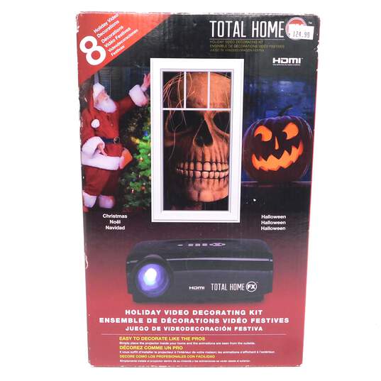 Total Home FX Window LED Video Projector Holiday Decorating Kit HDMI w/ Remote image number 5