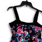 NWT Womens Multicolor Floral Sleeveless Short Fit & Flare Dress Size Large image number 4
