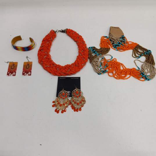 Bundle of Assorted Southwestern Style Fashion Jewelry image number 1