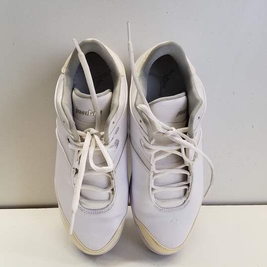 Air Jordan Team Reign Low White 312503-109 Sneakers Men's Size 10 image number 6