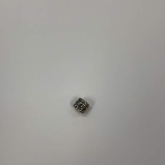 Designer Pandora 925 ALE Sterling Silver Floral Poinsettia Beaded Charm image number 3