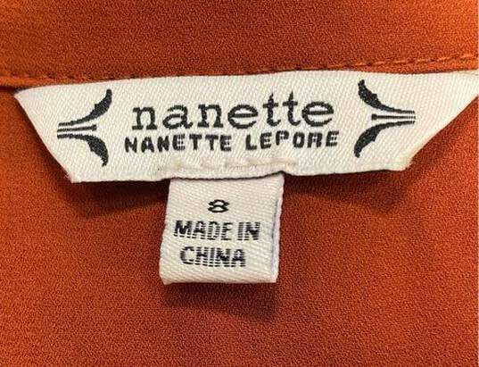 Nanette Lepore Orange Casual Dress - Size 8 image number 5