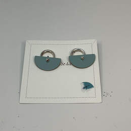 Designer Stella & Dot Color Pop Silver-Tone Classic Hoop Earrings W/ Box alternative image