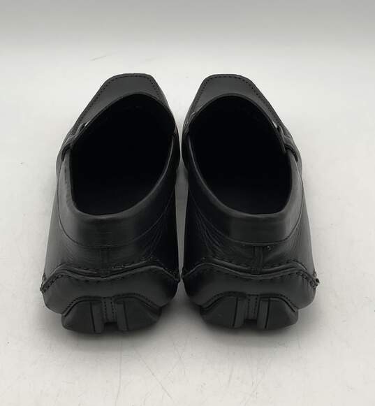 Salvatore Ferragamo Men's YY 12347 Black Leather Drivers Size 9.5 image number 4