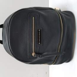 Christan Siriano Black Leather Backpack