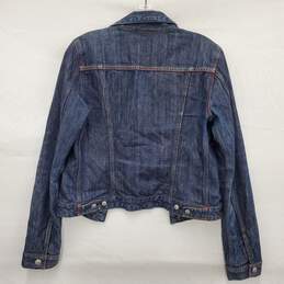 Diesel WM's Denim Blue Short Cropped Jean Jacket Size M alternative image