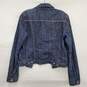 Diesel WM's Denim Blue Short Cropped Jean Jacket Size M image number 2