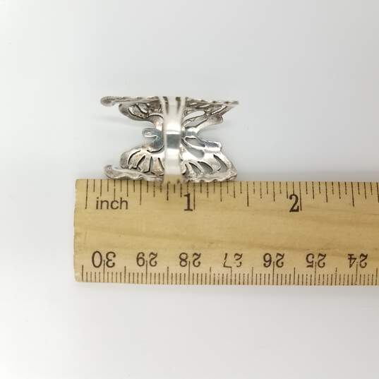 925 Sterling Silver Butterfly Ring. image number 4