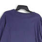 Mens Blue Long Sleeve Crew Neck Pullover T-Shirt Size X-Large image number 4