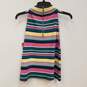 NWT Womens Multicolor Striped Sleeveless Top And Skirt 2 Piece Set Size M L image number 1