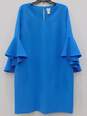 Chico's Women's Short Sleeve Blue Shirt Size 15 image number 1