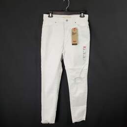 Levi's 721 Women White Skinny Jeans NWT sz 29