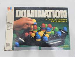 Vintage Domination board game 1982 Milton Bradley Stacking game