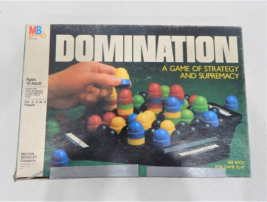 Vintage Domination board game 1982 Milton Bradley Stacking game image number 1