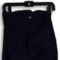 Womens Blue Black Elastic Waist Pull-On Activewear Ankle Leggings Size 6 image number 4