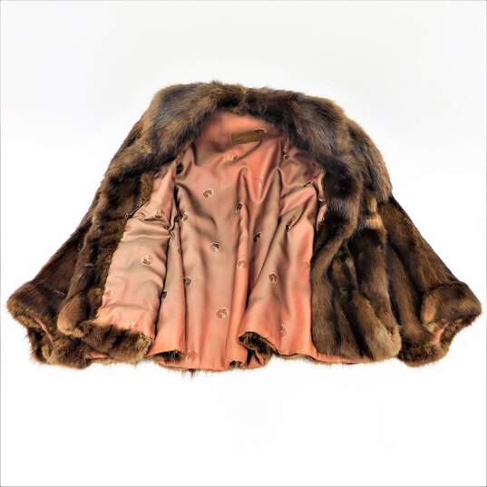Vintage Fashion Colony Women's Mink Fur Stole Shawl image number 5