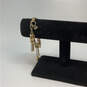 Designer Kate Spade Gold-Tone Rhinestone Link Chain Multiple Charm Bracelet image number 1