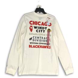 NWT Champion Womens White Chicago Blackhawks NHL Pullover T-Shirt Size XL alternative image