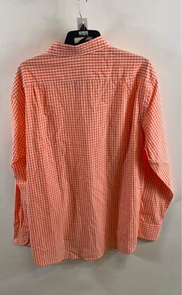 NWT Izod Mens Red Gingham Long Sleeve Collared Slim Fit Button Up Shirt Size L alternative image