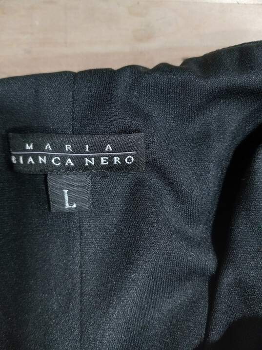 Women’s Maria Bianco Nero Wide-Leg Dress Pants Sz L NWT image number 4