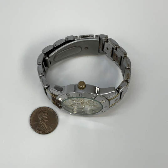 Designer Relic ZR15669 Rhinestone Chronograph Round Dial Analog Wristwatch image number 2
