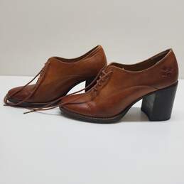 Patricia Nash Brown Leather Ankle Boots Size 6.5 alternative image