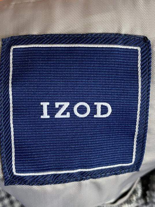 IZOD Men Gray Plaid Sport Coat Sz 42R image number 3