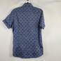 Ted Baker Men Blue Printed Button Up Sz 3 NWT image number 2