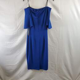 Bebe Women Sapphire Off Shoulder Dress Sz8 NWT alternative image