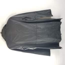 East 5th Women Black Leather Coat S NWT alternative image