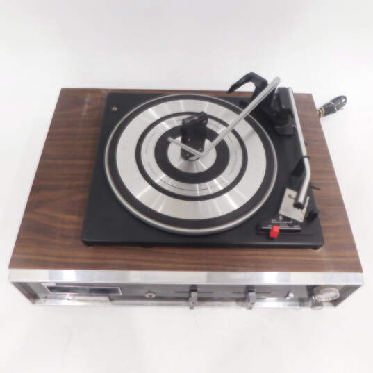 VNTG Olympic Brand TG8357 Model FM/AM-8 Track-Turntable Audio System w/ Power Cable (Parts and Repair) image number 2