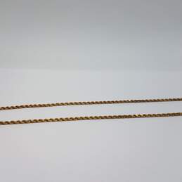 14k Gold 1.5mm Rope Chain Necklace 5.0g alternative image