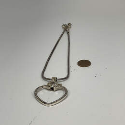 Designer Brighton Silver-Tone Adjustable Chain Heart Pendant Necklace alternative image