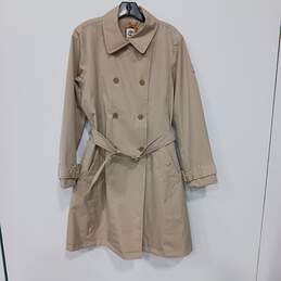 Timberland Women's Tan Trench Coat with Belt Size M NWT