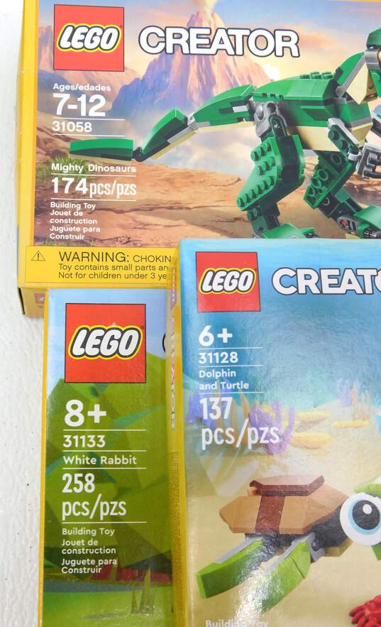 2 New Sealed Lego 31058 Creator Mighty Dinosaurs 3 In 1 Building Toy 174  Pieces