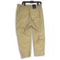 NWT Gap Womens Tan Elastic Waist Tapered Leg Drawstring Easy Ankle Pants Size L image number 2
