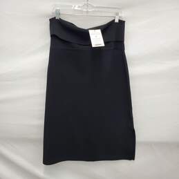 NWT M.M. Lafleur WM's Nylon Blend Black Pleaded Skirt Size 2+