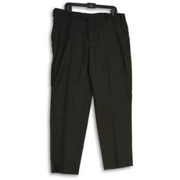 NWT Jos. A. Bank Mens Traveler Black Tailored Fit Flat Front Dress Pants 38X30