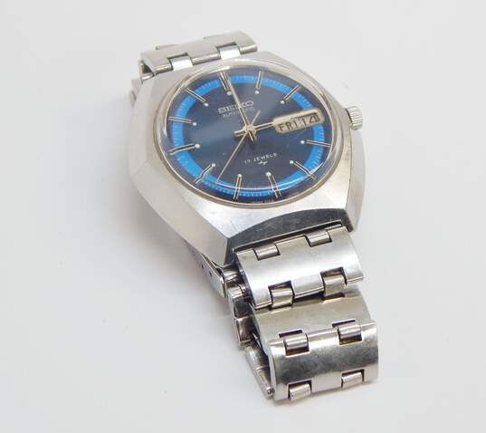 Buy the Vintage Seiko Automatic 17 Jewels 7006-7189 Day Date Men's Watch |  GoodwillFinds