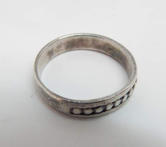 Sterling Silver Band Ring Variety 12.9g image number 6