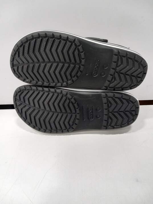 Crocs Men's Black/White Shoes Size 11 image number 5