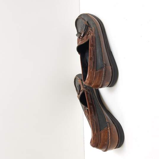 Cole Haan Men's Brown Leather Fringe Tassle Loafers Size 12 image number 4