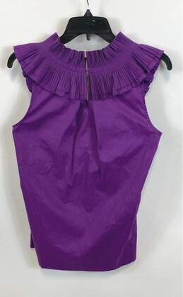 BCBG Maxazria Purple Blouse - Size Small alternative image